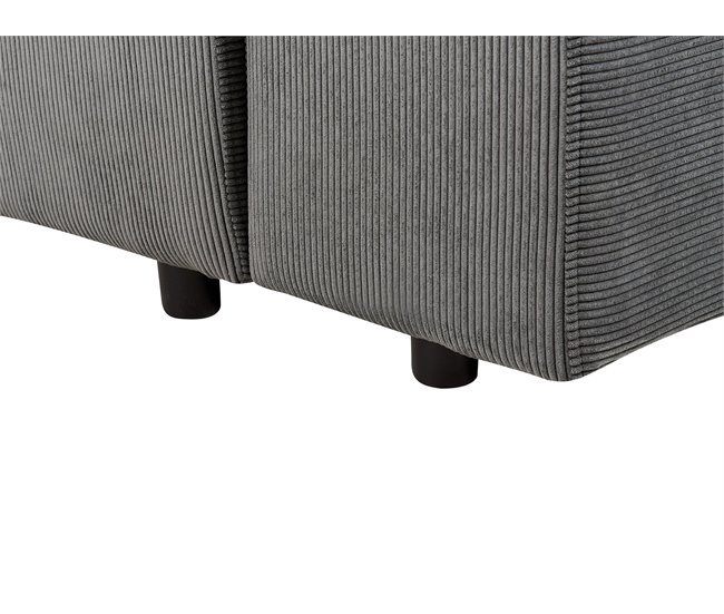 Beliani Sofá esquinero Pana LUSPA Beige