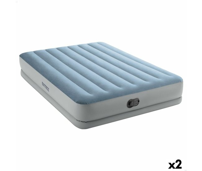 Cama Hinchable Comfort Queen Azul