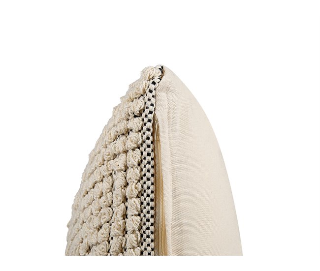 Beliani Cojín decorativo HOWEA Beige