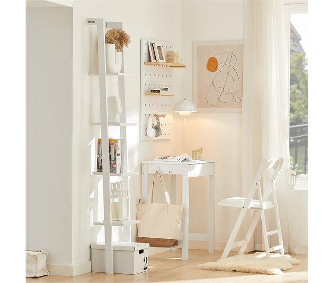 Estantería Librería 4 Estantes FRG15-W SoBuy Blanco