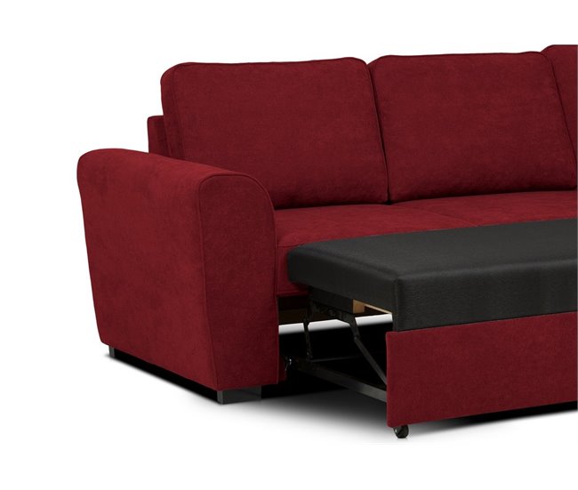Chaise longue con cama ASTON Rojo