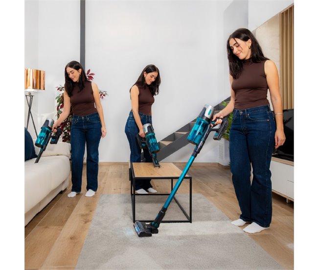 Cecotec Aspirador verticales batería Conga Rockstar 1500 Horizon Azul/ Negro