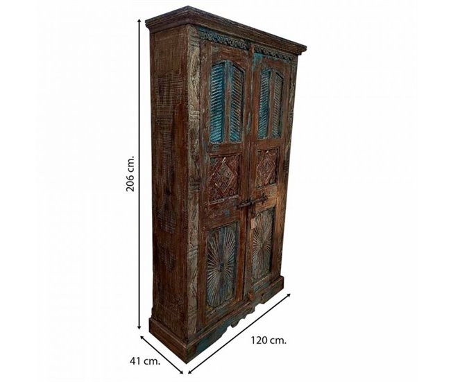 Armario de madera Marron