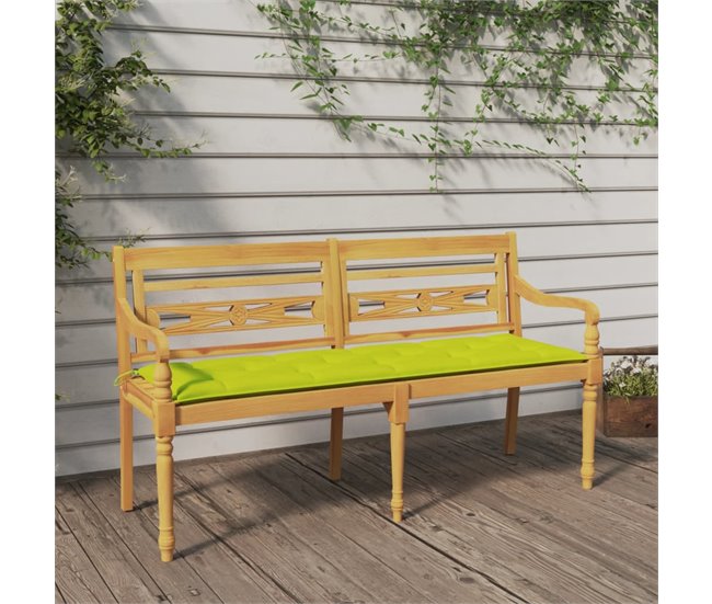 Banco Batavia con cojín 150x51 Antracita