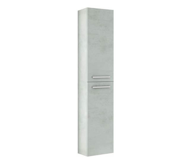 Columna de baño cemento Athena 2 puertas Gris