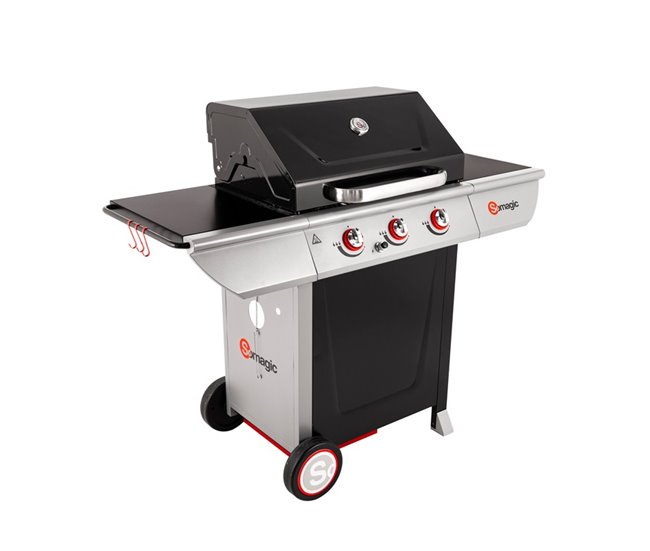 Barbacoa de 3 quemadores MANHATTAN 300S Negro