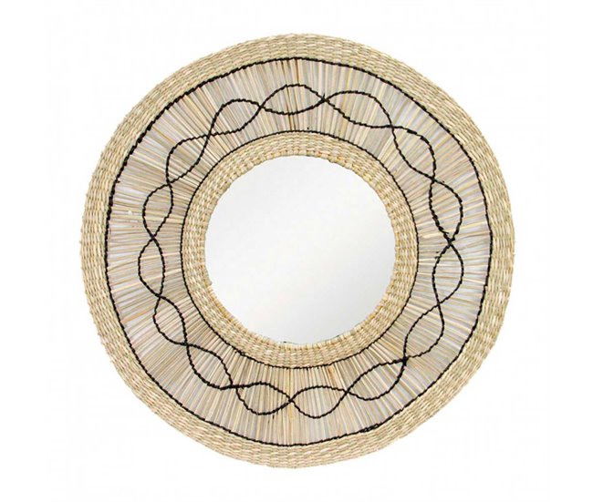 Espejo de Pared en Algas Marinas Thinia Home Natural