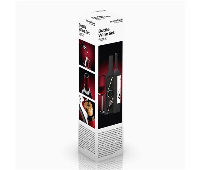 Estuche de Vino Botella IG114260 Negro
