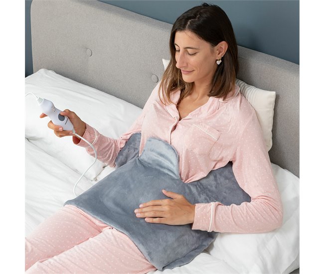 Almohadilla Eléctrica para Cuello y Hombros Gris
