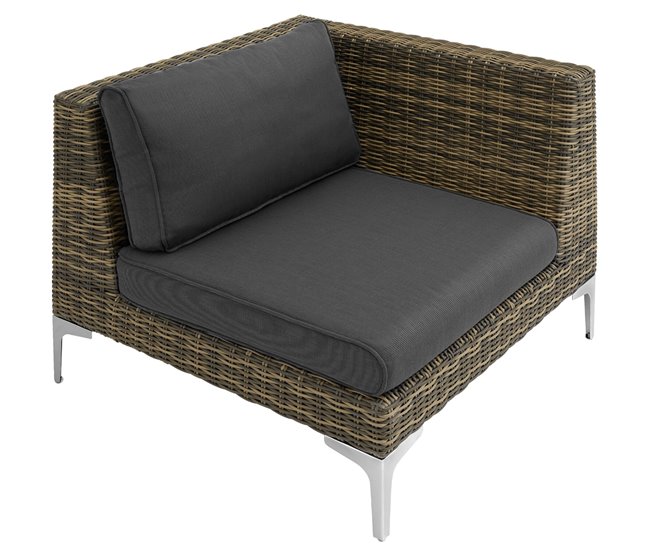Pieza modular para conjunto de ratán Marron
