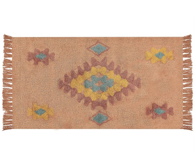 Beliani De pelo corto IGDIR 80x150 Naranja