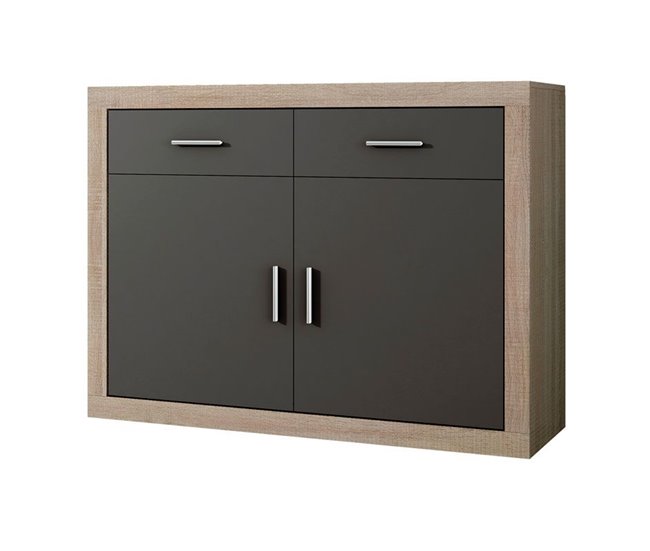 Aparador Nuka 120 Gris Oscuro