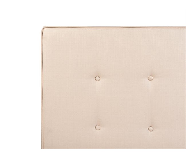 Beliani Cama con somier Poliéster AMBASSADOR 172x216 Beige
