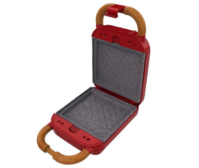 Cecotec Sandwichera Rock'nToast Retro One Red Conforama