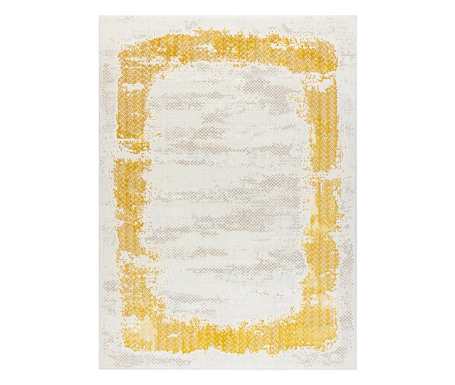 Alfombra CORE 004A Marco, sombreado 140x190 Amarillo