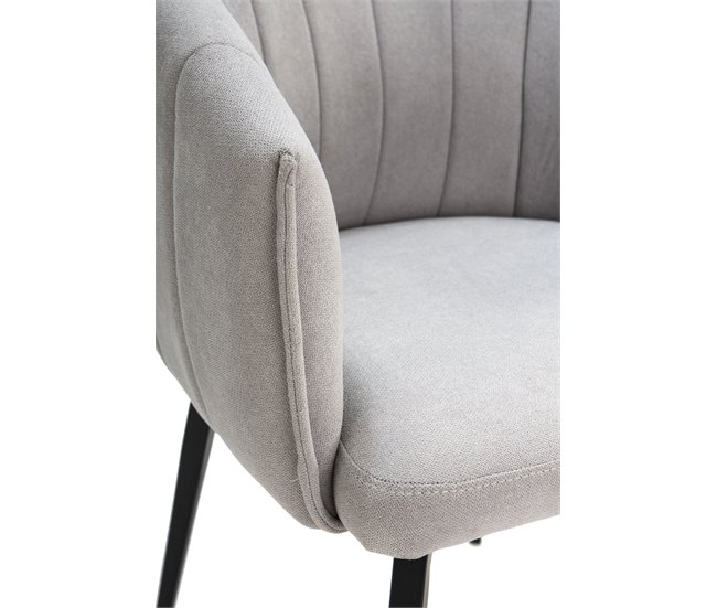 Sillón rotativo MULAN color gris Gris