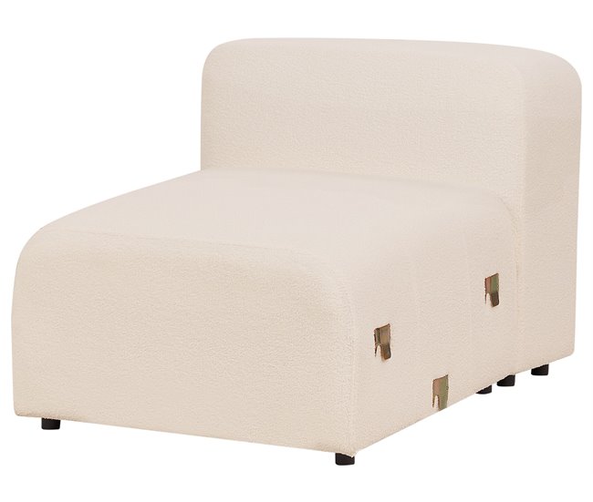 Beliani Sofá modular Bouclé FALSTERBO Beige