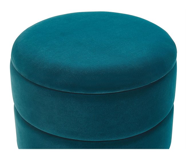 Beliani Puf ELGIN Azul/ Verde