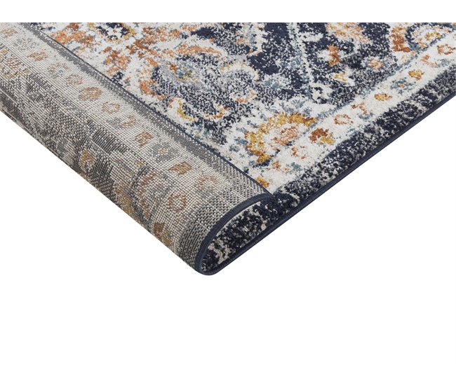 Beliani Alfombra de pelo corto MALISHKA 160x230 Azul