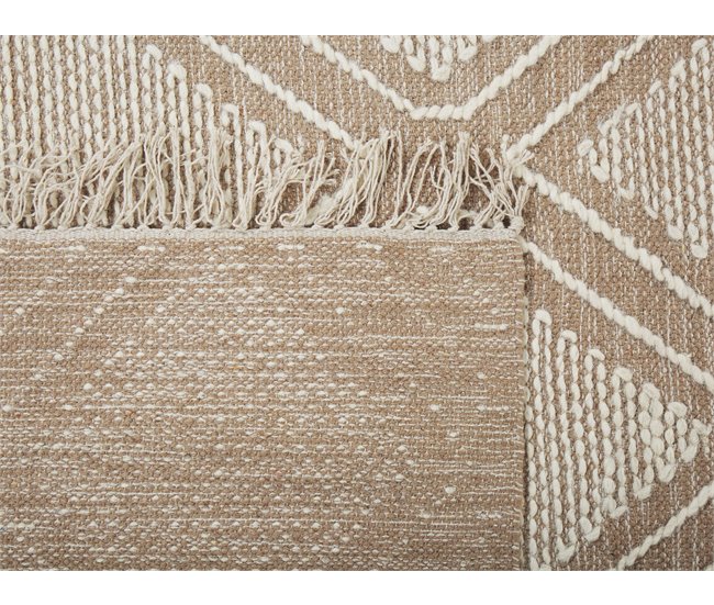Beliani Alfombra de pelo corto KACEM Beige