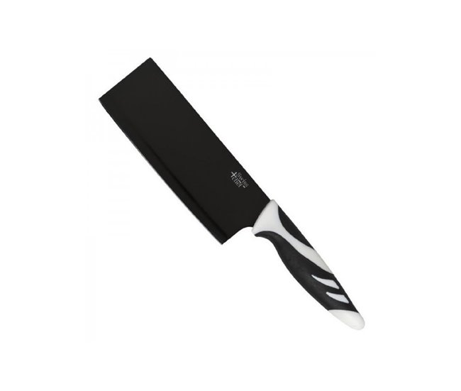 Cuchillos Swiss Chef Negros Cecotec Negro