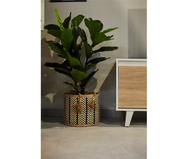 Mueble de salón LINE Blanco/ Madera