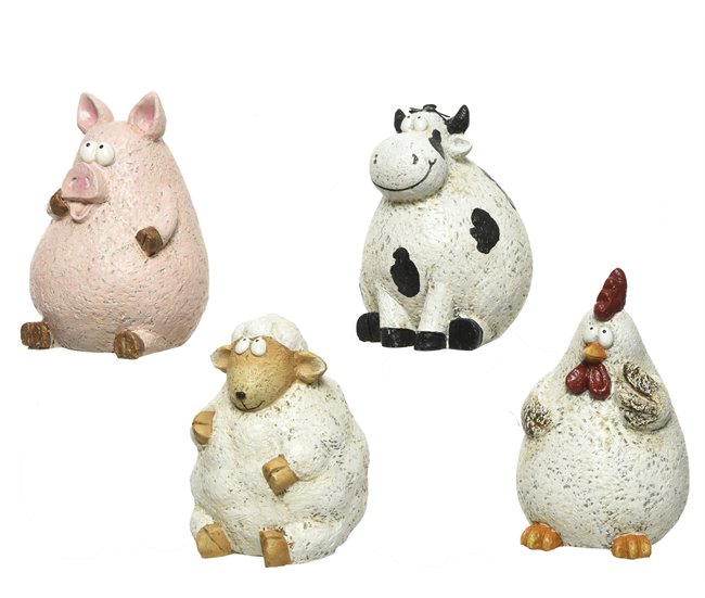 Figura ANIMAL surtido marca DECORIS Multicolor