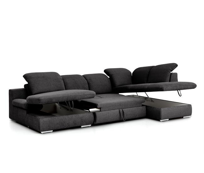 Rinconera con cama ISONA  Antracita