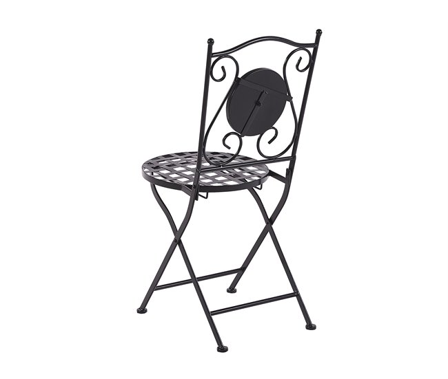 Beliani Conjunto bistro CARIATI Negro