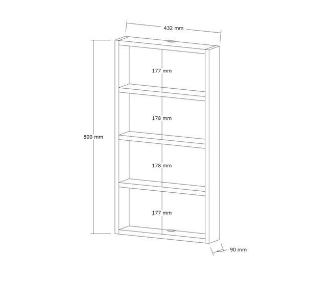 Estantería LYA 43 Beige