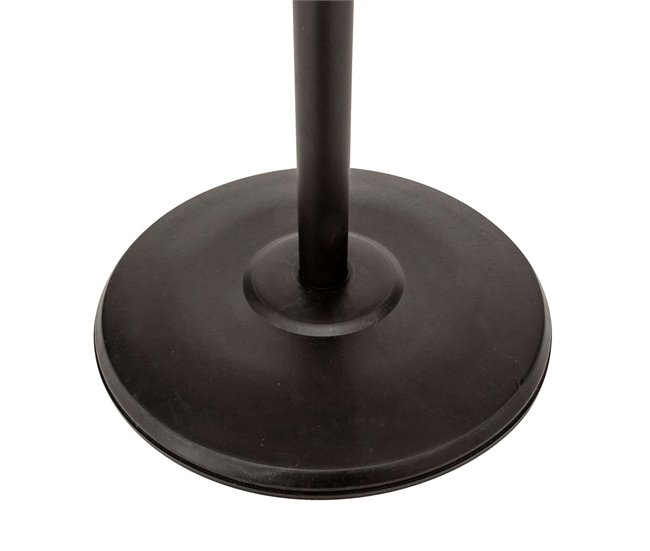 Perchero de Pie con 11 Ganchos Estilo Industrial Metal Negro