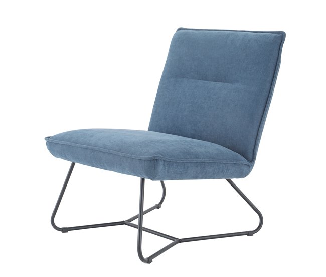 Sillón decorativo LEO Azul