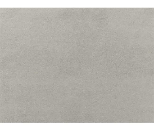 Beliani Cama con somier Terciopelo CHALEIX 168x212 Gris Claro