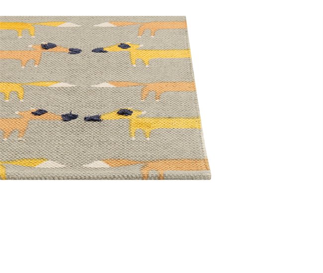 Beliani De pelo corto BANKGO Gris