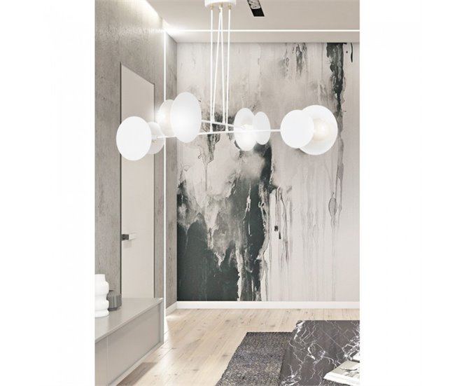 Lámpara de techo Denis (4 luces) Moderno Blanco