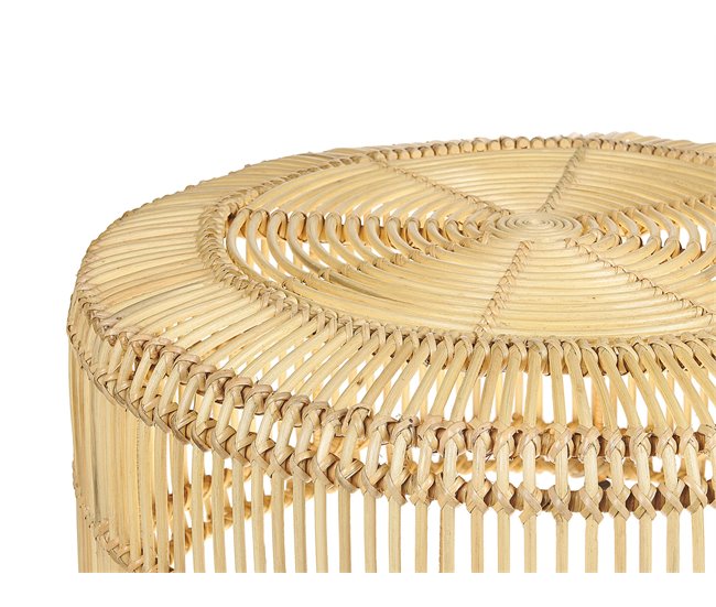 Beliani Mesa de centro LIMNI 84x84 Natural