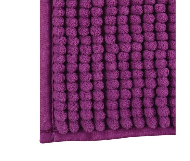Alfombra De Baño MSV "Chenille" 60x40 Chocolate
