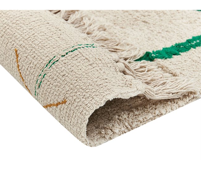 Beliani Alfombra de pelo corto CETMI 80x230 Beige