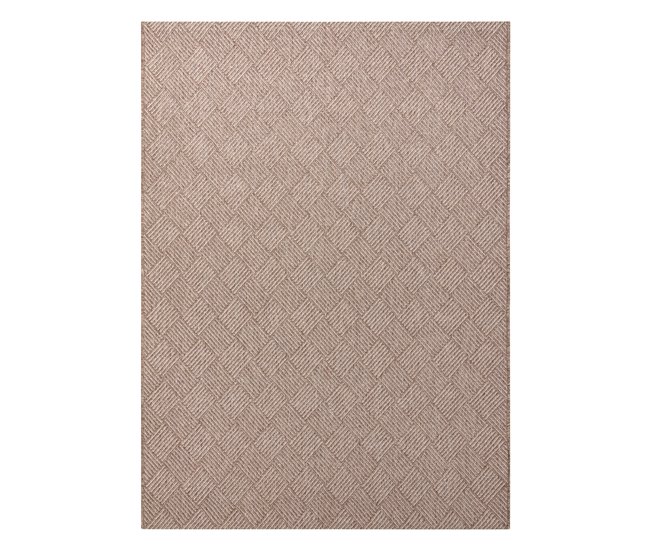 Alfombra HOUSE sisal 40350 Diamantes Tejido plano efecto lanoso 120x170 Beige