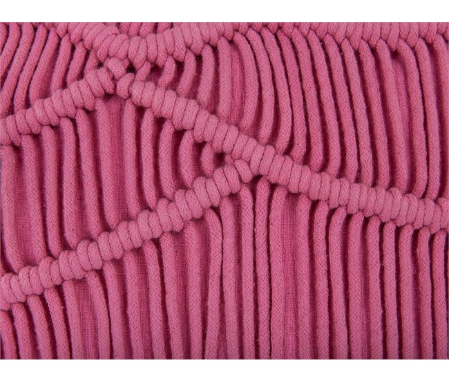 Beliani Cojín decorativo KIRIS Rosa