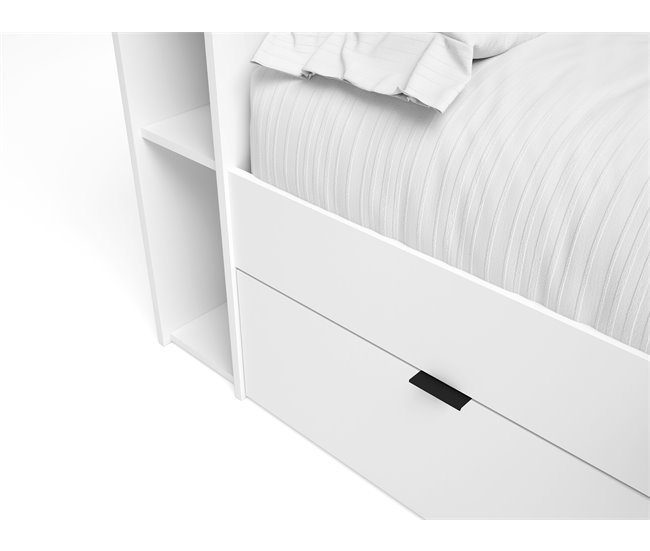 Cama compacta KOMPACT 90x190cm Blanco