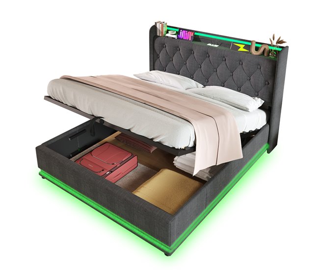 Canapés abatibles Gris