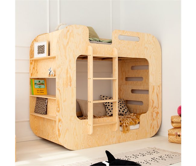 MUNDO Litera infantil Mila 93x229 Madera