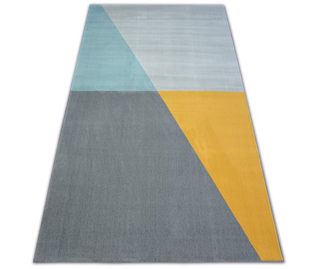 Alfombra SCANDI 18487/572 Trapecio Trapecios 80x150 Gris