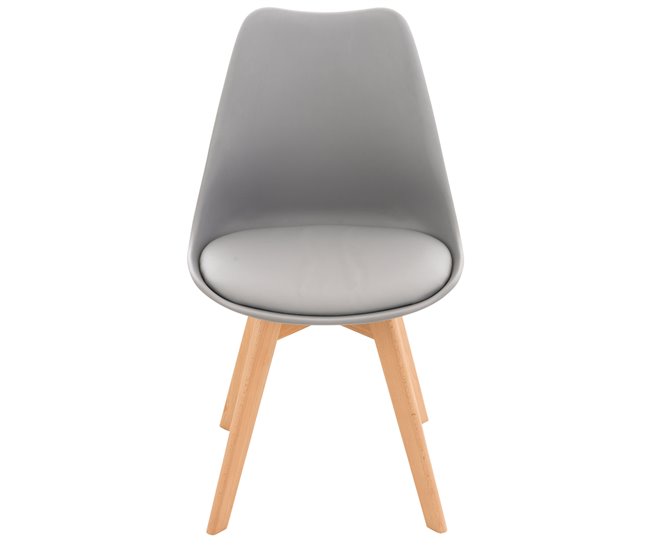 Silla Linares En Estilo Nórdico Blanco