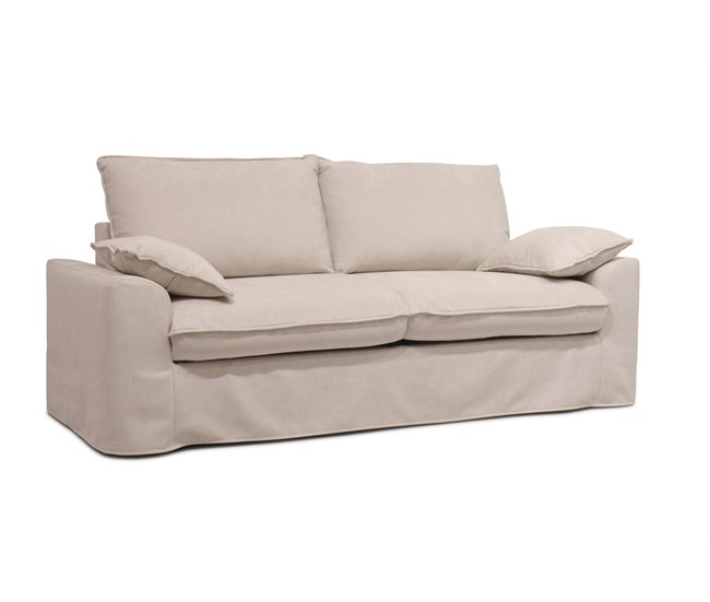 Sofá 3 plazas fijo VIALO Beige