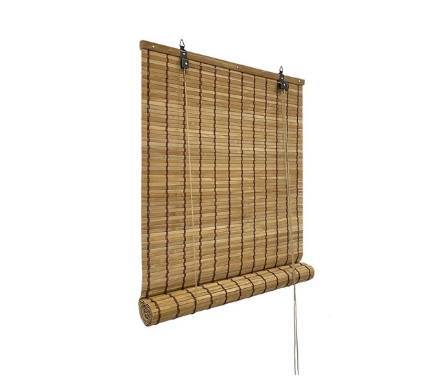 Acomoda Textil – Persiana Enrollable de Bambú Natural. 