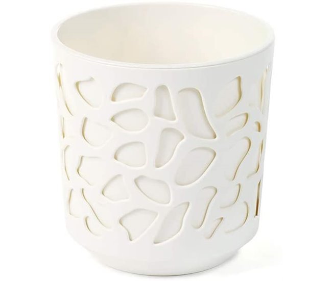 Maceta Duet 250 Mm Crema