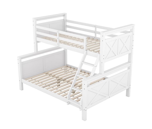 Cama litera 145x205 Blanco