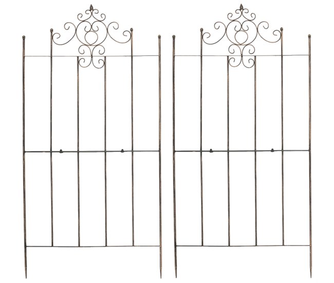 Set de 2 Enrejados para plantas Paula Marron